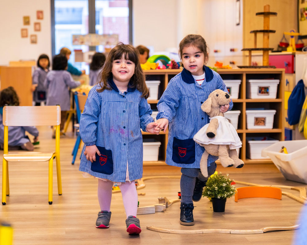 Students in the early years classes at BJAB.