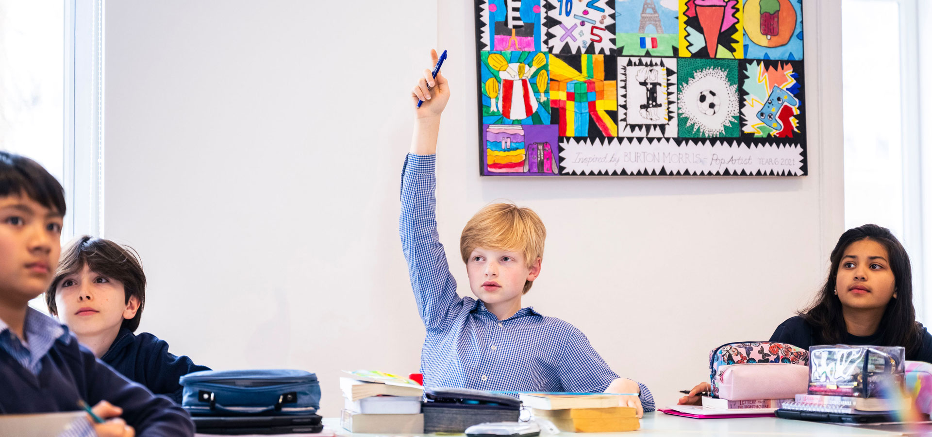 Prep school student at BJAB.