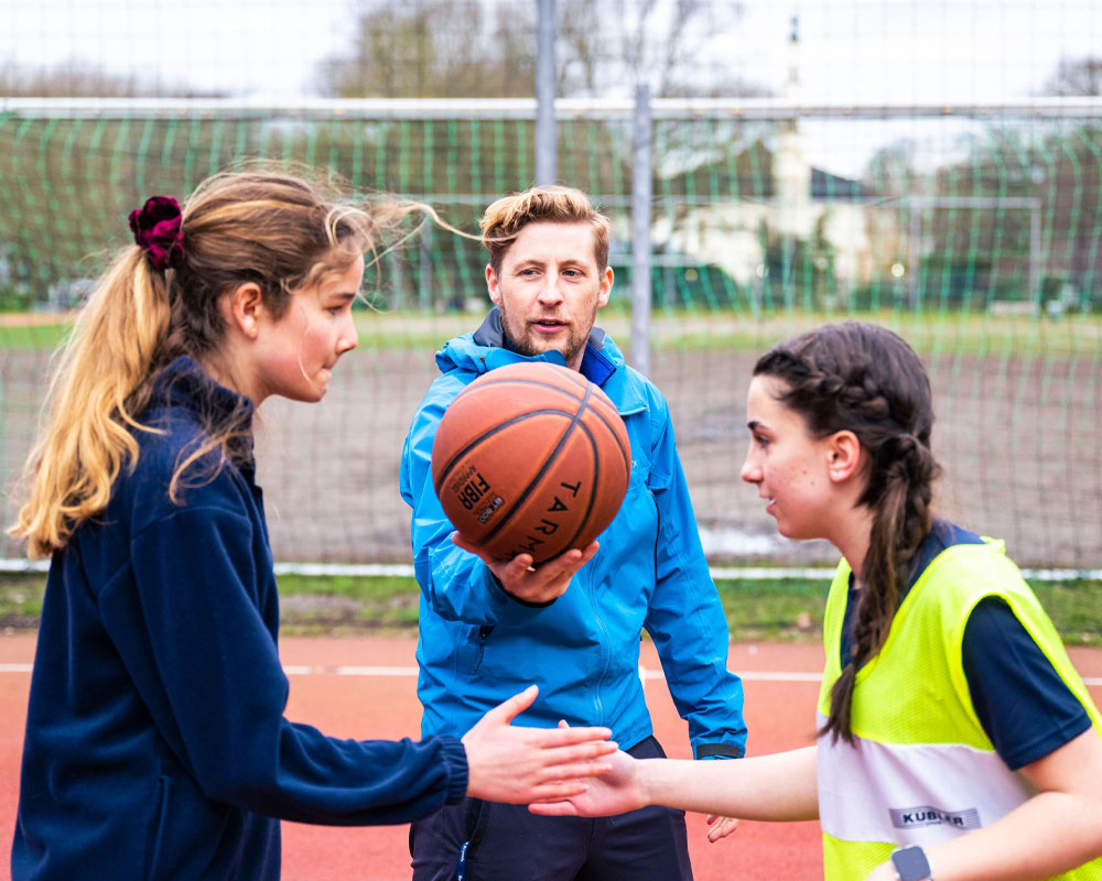 Sports in the senior school at BJAB.